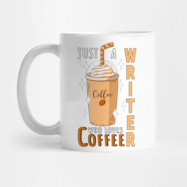 Writer Who Loves Coffee Design Quote by jeric020290